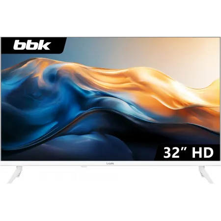 Телевизор LED BBK 32" 32LEM-1041/TS2C (W) белый HD 60Hz DVB-T2 DVB-C DVB-S2 USB (RUS)