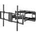 Кронштейн для телевизора Ultramounts UM969 черный 60"-120" макс.120кг настенный поворот и наклон
