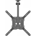 Кронштейн для телевизора Ultramounts UM967 черный 23"-55" макс.20кг потолочный поворот и наклон