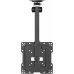 Кронштейн для телевизора Ultramounts UM967 черный 23"-55" макс.20кг потолочный поворот и наклон