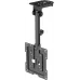 Кронштейн для телевизора Ultramounts UM967 черный 23"-55" макс.20кг потолочный поворот и наклон