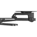 Кронштейн для телевизора Ultramounts UM967 черный 23"-55" макс.20кг потолочный поворот и наклон