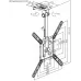 Кронштейн для телевизора Ultramounts UM967 черный 23"-55" макс.20кг потолочный поворот и наклон