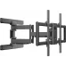 Кронштейн для телевизора Ultramounts UM970 черный 95"-120" макс.60кг настенный поворот и наклон