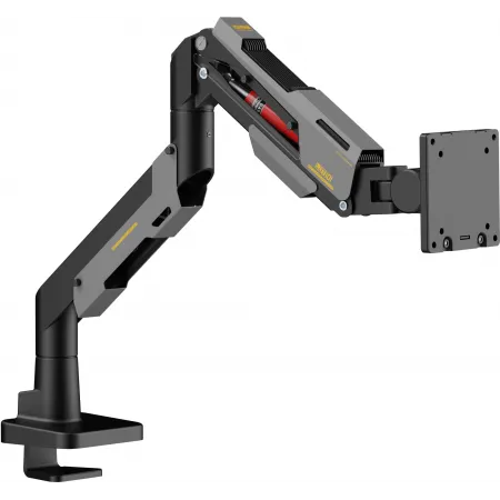 Кронштейн для мониторов Ultramounts UM743BG черный/серый 24"-57" макс.30кг крепление к столешнице поворот и наклон Кронштейн для мониторов Ultramounts UM743BG черный/серый 24"-57" макс.30кг крепление к столешнице поворот и наклон