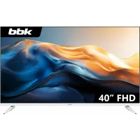 Телевизор LED BBK 40" 40LEM-1041/FTS2C (W) Frameless белый/белый FULL HD 60Hz DVB-T2 DVB-C DVB-S2 USB (RUS)