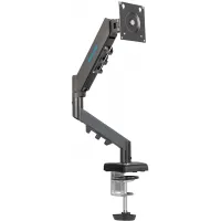 Кронштейн для мониторов Kromax OFFICE-15 черный 15"-32" макс.10кг настольный поворот и наклон