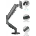 Кронштейн для мониторов Kromax OFFICE-15 черный 15"-32" макс.10кг настольный поворот и наклон