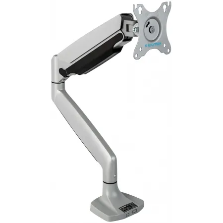 Кронштейн для мониторов ЖК Kromax OFFICE-21 серебристый 17"-45" макс.15кг настольный поворот и наклон Кронштейн для мониторов ЖК Kromax OFFICE-21 серебристый 17"-45" макс.15кг настольный поворот и наклон