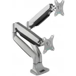 Кронштейн для мониторов ЖК Kromax OFFICE-22 серебристый 17"-35" макс.15кг настольный поворот и наклон