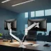 Кронштейн для мониторов ЖК Kromax OFFICE-22 серебристый 17"-35" макс.15кг настольный поворот и наклон Кронштейн для мониторов ЖК Kromax OFFICE-22 серебристый 17"-35" макс.15кг настольный поворот и наклон