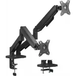 Кронштейн для мониторов Cactus CS-VM-MG-82-BK черный/белый 17"-32" макс.9кг настольный поворот и наклон