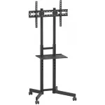 Стойка для телевизора Kromax OMEGA-15 черный 32"-70" макс.50кг напольный мобильный