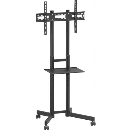 Стойка для телевизора Kromax OMEGA-15 черный 32"-70" макс.50кг напольный мобильный