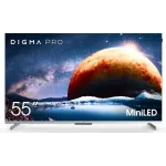 Телевизор QLED Digma Pro 55" Mini LED 55Q Google TV Frameless серебристый 4K Ultra HD 144Hz MEMC DVB-T DVB-T2 DVB-C DVB-S DVB-S2 USB WiFi Smart TV Телевизор QLED Digma Pro 55" Mini LED 55Q Google TV Frameless серебристый 4K Ultra HD 144Hz MEMC DVB-T DVB-T2 DVB-C DVB-S DVB-S2 USB WiFi Smart TV