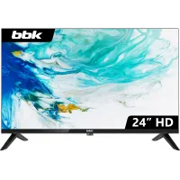 Телевизор LED BBK 23.6" 24LEM-1033/TS2C (B) Frameless черный HD 60Hz DVB-T2 DVB-C DVB-S2 USB (RUS)