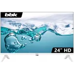 Телевизор LED BBK 24" 24LEM-1045/TS2C (W) белый HD 60Hz DVB-T2 DVB-C DVB-S2 USB (RUS)