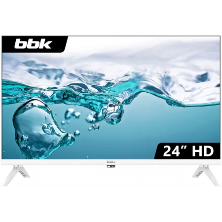 Телевизор LED BBK 24" 24LEM-1045/TS2C (W) белый HD 60Hz DVB-T2 DVB-C DVB-S2 USB (RUS)
