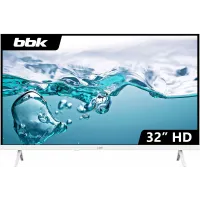 Телевизор LED BBK 32" 32LEM-1045/TS2C (W) белый HD 60Hz DVB-T2 DVB-C DVB-S2 USB (RUS)