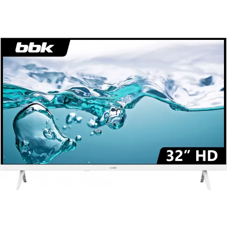 Телевизор LED BBK 32" 32LEM-1045/TS2C (W) белый HD 60Hz DVB-T2 DVB-C DVB-S2 USB (RUS)