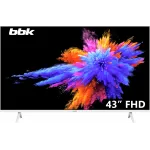 Телевизор LED BBK 43" 43LEM-1054/FTS2C (W) белый FULL HD 60Hz DVB-T2 DVB-C DVB-S2 USB (RUS)