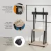Стойка для телевизора Holder PR-108 черный/керамика 32"-65" макс.40кг напольный мобильный