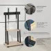 Стойка для телевизора Holder PR-108 черный/керамика 32"-65" макс.40кг напольный мобильный