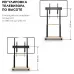 Стойка для телевизора Holder PR-108 черный/керамика 32"-65" макс.40кг напольный мобильный