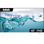 Телевизор LED BBK 40" 40LEM-1045/FTS2C (W) белый FULL HD 60Hz DVB-T2 DVB-C DVB-S2 USB (RUS) Телевизор LED BBK 40" 40LEM-1045/FTS2C (W) белый FULL HD 60Hz DVB-T2 DVB-C DVB-S2 USB (RUS)