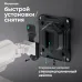 Кронштейн для мониторов Onkron G160 BW черный/белый 13"-32" макс.20кг настольный поворот и наклон верт.перемещ.