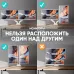Кронштейн для мониторов Onkron G160 BW черный/белый 13"-32" макс.20кг настольный поворот и наклон верт.перемещ.