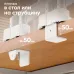 Кронштейн для мониторов Onkron G160 BW черный/белый 13"-32" макс.20кг настольный поворот и наклон верт.перемещ.