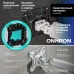 Кронштейн для мониторов Onkron G80 BW черный/белый 13"-32" макс.10кг настольный поворот и наклон верт.перемещ.