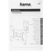 Кронштейн для телевизора Hama H-118100 черный 19"-48" макс.20кг настенный