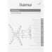 Кронштейн для телевизора Hama H-118103 черный 32"-65" макс.25кг настенный поворот и наклон