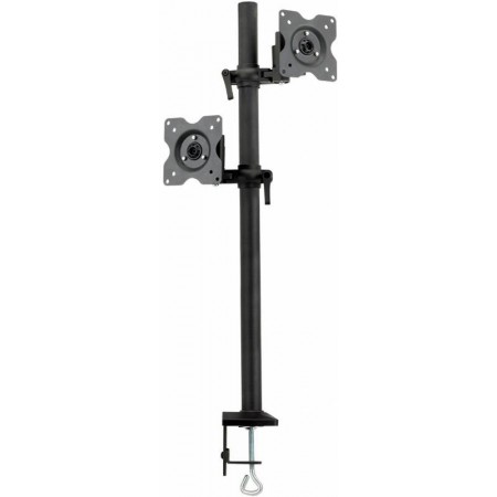 Кронштейн для мониторов ЖК Kromax OFFICE-5 серый 15"-32" макс.12кг настольный поворот и наклон