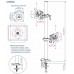 Кронштейн для мониторов ЖК Kromax OFFICE-5 серый 15"-32" макс.12кг настольный поворот и наклон