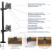 Кронштейн для мониторов ЖК Kromax OFFICE-5 серый 15"-32" макс.12кг настольный поворот и наклон
