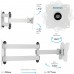 Кронштейн для телевизора Kromax DIX-15W белый 15"-28" макс.30кг настенный поворот и наклон