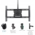 Кронштейн для телевизора Kromax COBRA-4 черный 15"-75" макс.65кг потолочный поворот и наклон