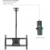 Кронштейн для телевизора Kromax COBRA-4 черный 15"-75" макс.65кг потолочный поворот и наклон