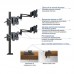 Кронштейн для мониторов ЖК Kromax OFFICE-4 черный 15"-32" макс.8кг настольный поворот и наклон