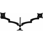 Кронштейн для мониторов Cactus CS-VM-FE124D-BK черный 15"-27" макс.8кг настольный поворот и наклон