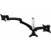 Кронштейн для мониторов Cactus CS-VM-FE124D-BK черный 15"-27" макс.8кг настольный поворот и наклон