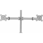 Кронштейн для мониторов Cactus CS-VM-D29-AL серебристый 13"-27" макс.8кг настольный поворот и наклон