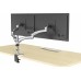 Кронштейн для мониторов Cactus CS-VM-FE124D-AL серебристый 15"-27" макс.8кг настольный поворот и наклон