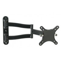 Кронштейн для телевизора Kromax TECHNO-1 темно-серый 10"-26" макс.15кг настенный поворот и наклон
