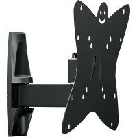 Кронштейн для телевизора Holder LCDS-5037 металлик 20"-37" макс.30кг настенный поворот и наклон