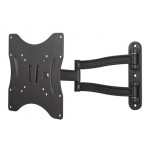 Кронштейн для телевизора Kromax TECHNO-3 серый 15"-40" макс.20кг настенный поворотно-выдвижной и наклонный