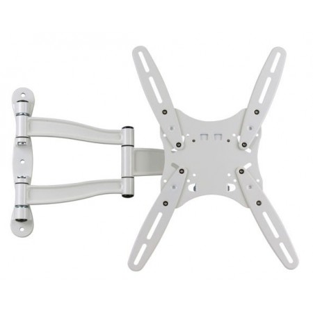 Кронштейн для телевизора Kromax TECHNO-5 белый 15"-55" макс.35кг настенный поворот и наклон